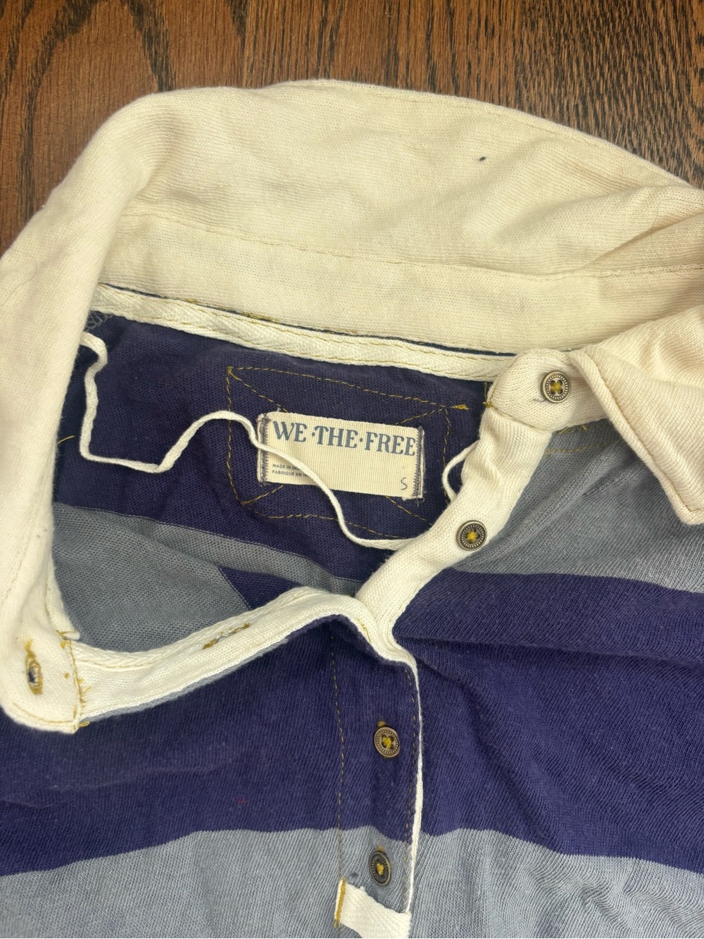 Free People Oversize Rugby Shirt - Picture 3 of 4